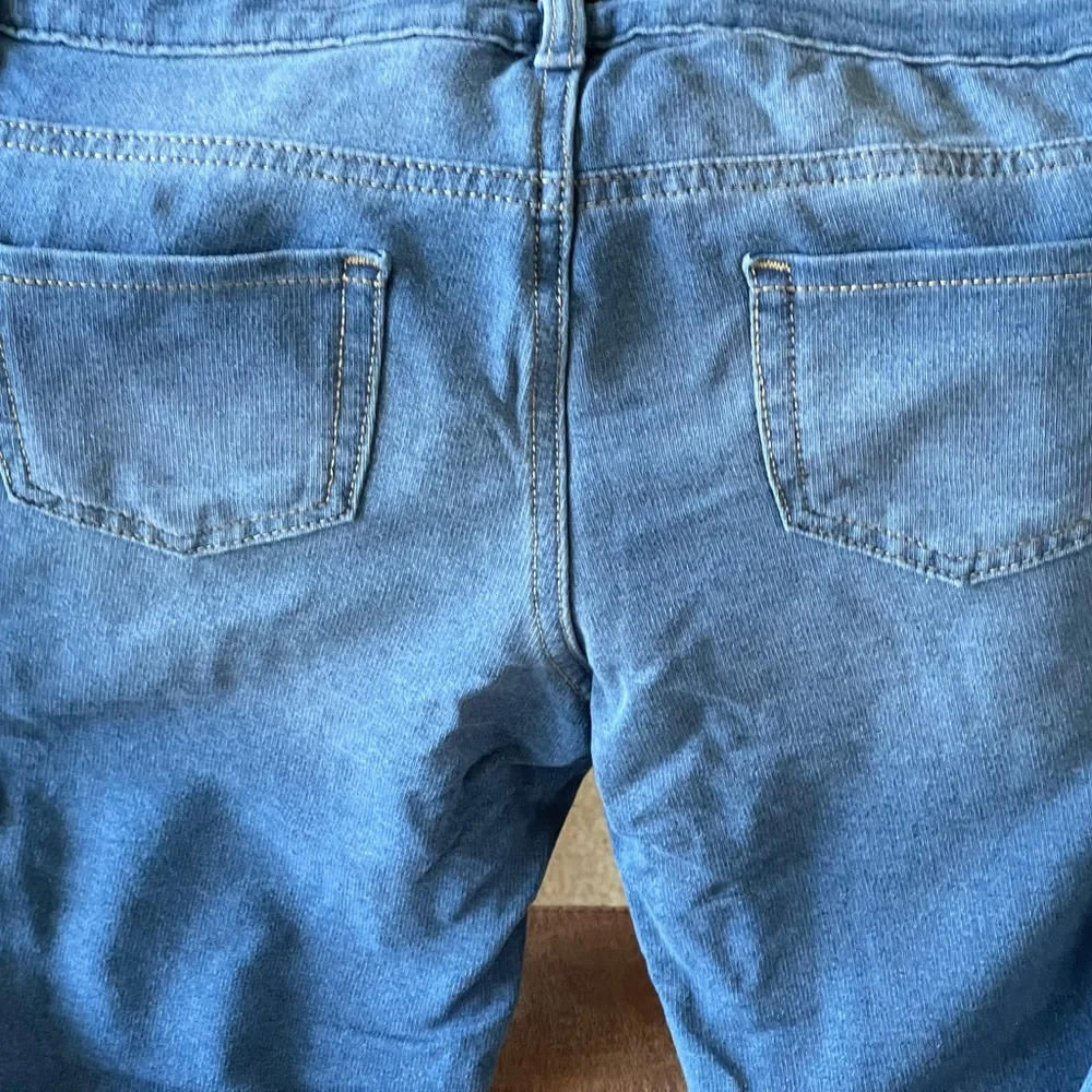 Cat & Jack Blue Kids' Jeggings Girls Plus Size - Picture 3 of 4